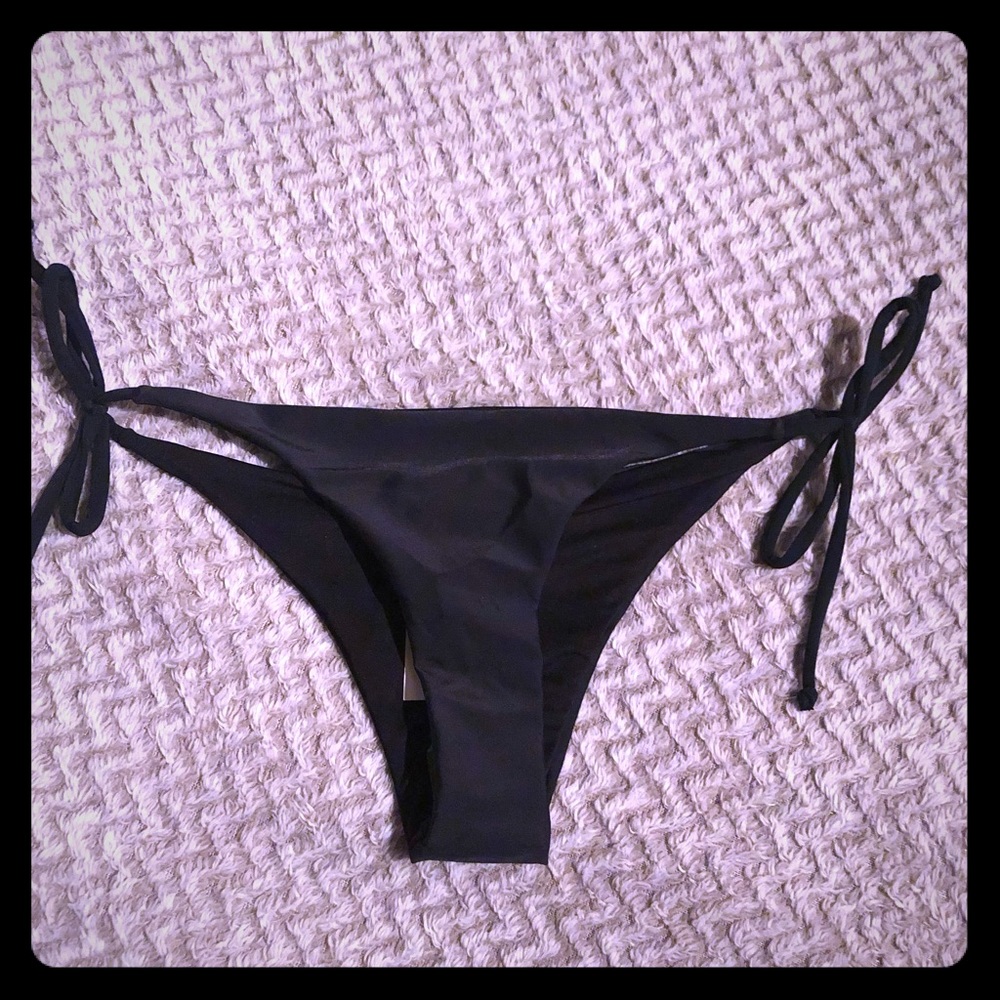 Black bikini bottoms from Brandy Melville